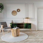 INFINITE MONSTERA TV-Lowboard mit 2 Türen in Eiche-Optik