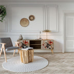 PETAL HARMONY TV-Lowboard mit 2 Türen in Eiche-Optik