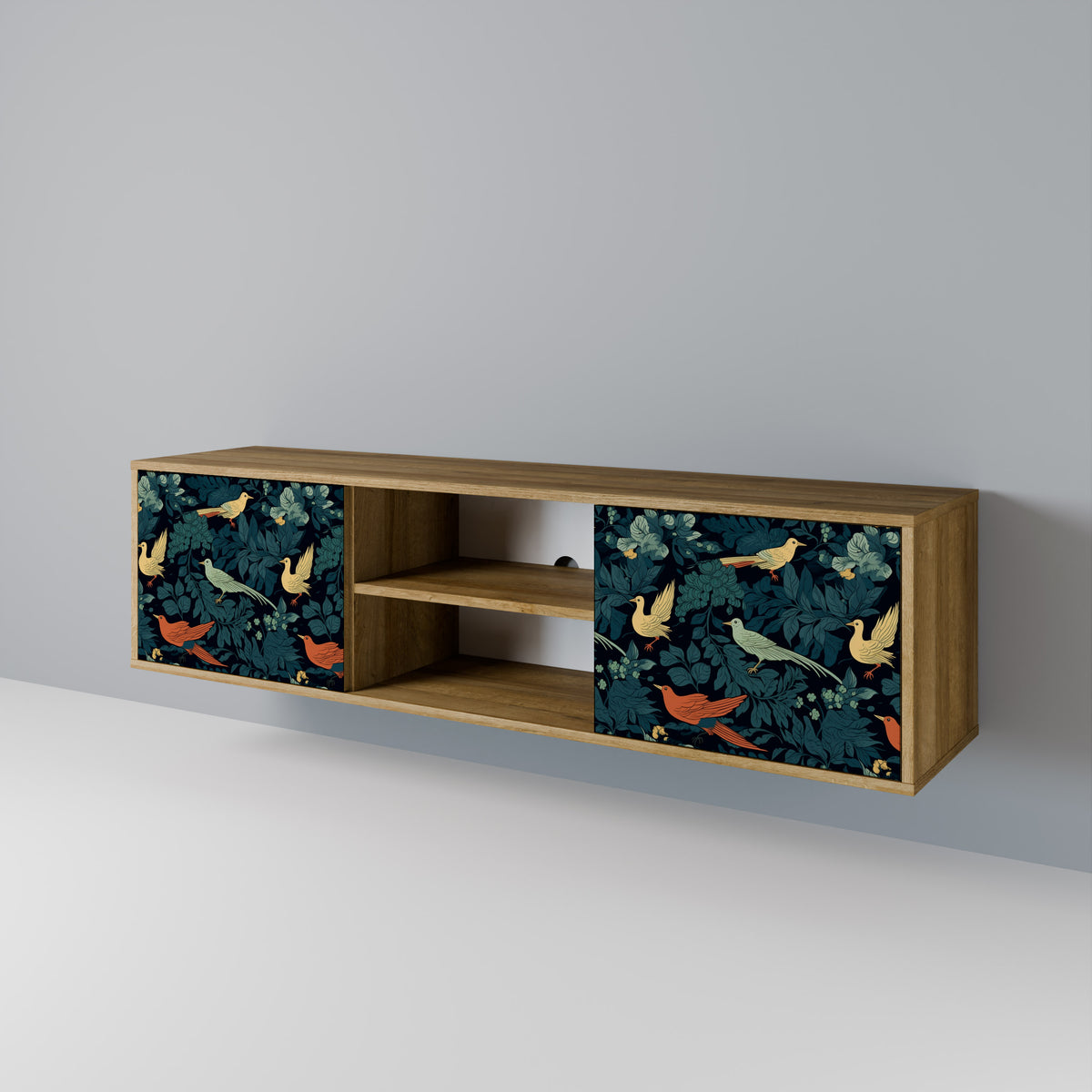 FOWL ORNAMENT 2-türiges TV-Lowboard