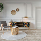 FOWLY DAZE TV-Lowboard mit 2 Türen in Eiche-Optik