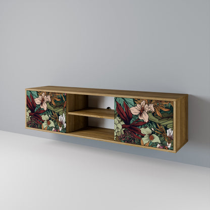 BOTANICAL EMERGENCE 2-türiges TV-Lowboard