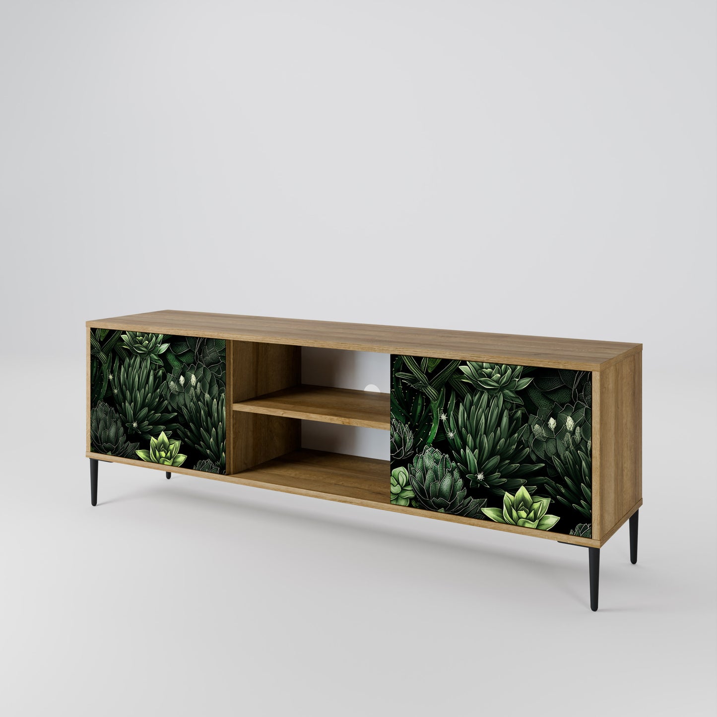 SUCCULENT JUNGLE 2-türiges TV-Lowboard