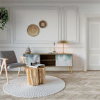 PALM VEIL TV-Lowboard mit 2 Türen in Eiche-Optik