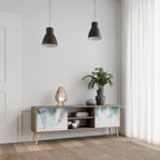 PALM VEIL TV-Lowboard mit 2 Türen in Eiche-Optik