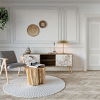 WILD TENDERNESS TV-Lowboard mit 2 Türen in Eiche-Optik