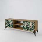 EERIE STROMANTHE 2-Door TV Stand in Oak Effect