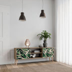 EERIE STROMANTHE 2-Door TV Stand in Oak Effect