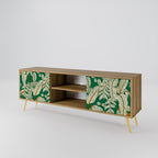 VERDANT PLEASURES 2-Door TV Stand in Oak Effect