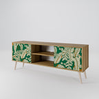 VERDANT PLEASURES 2-Door TV Stand in Oak Effect