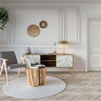 BOTANICAL SPARK TV-Lowboard mit 2 Türen in Eiche-Optik