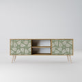 LEAVES ON GREEN 2-Door TV Stand in Oak Effect