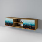 LUNAR SECRETS TV-Lowboard mit 2 Türen in Eiche-Optik