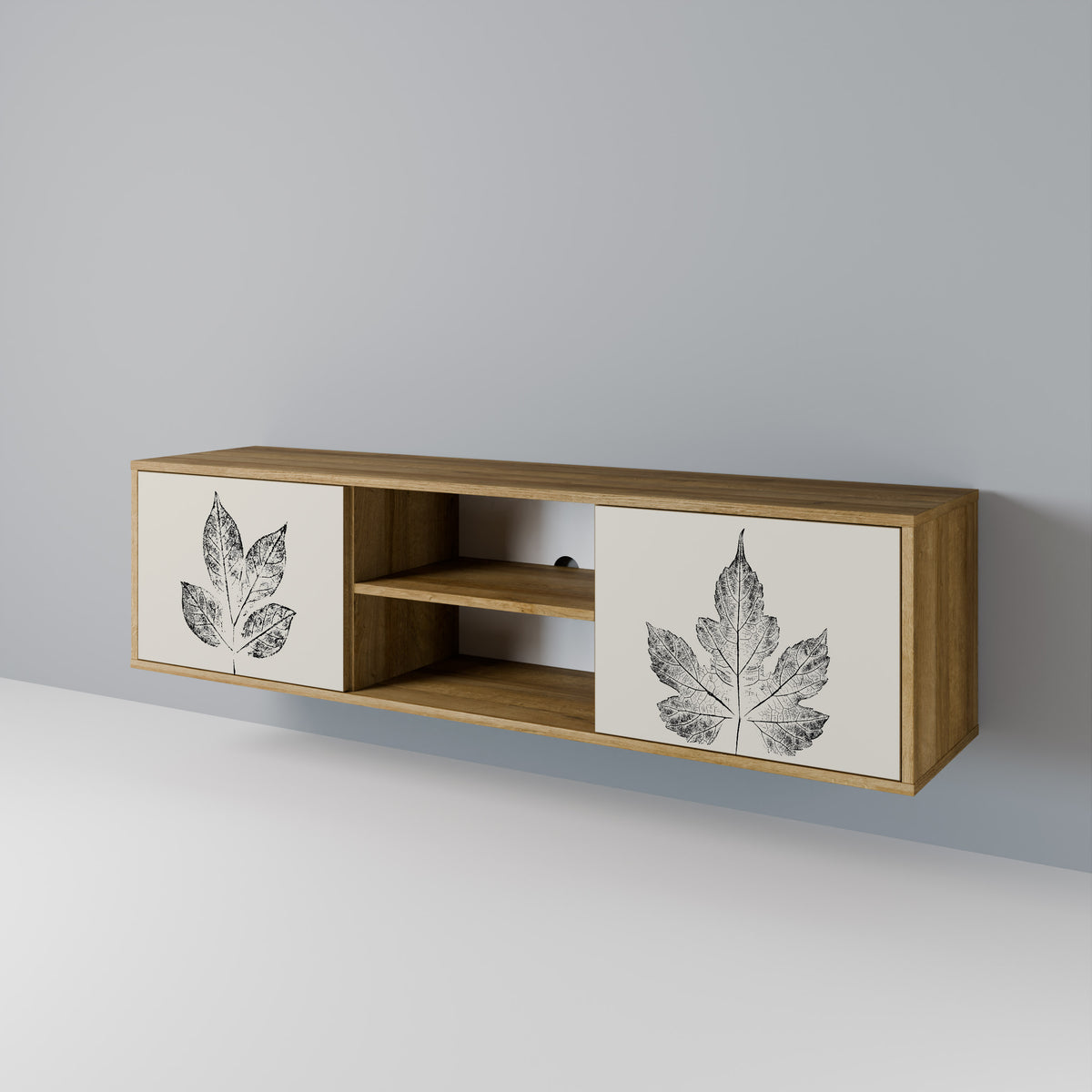 LEAFY STAMPS 2-türiges TV-Lowboard