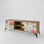 FUNGUS FANTASY 2-Door TV Stand in Oak Effect