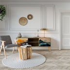 OMINOUS MOUNTAINS TV-Lowboard mit 2 Türen in Eiche-Optik