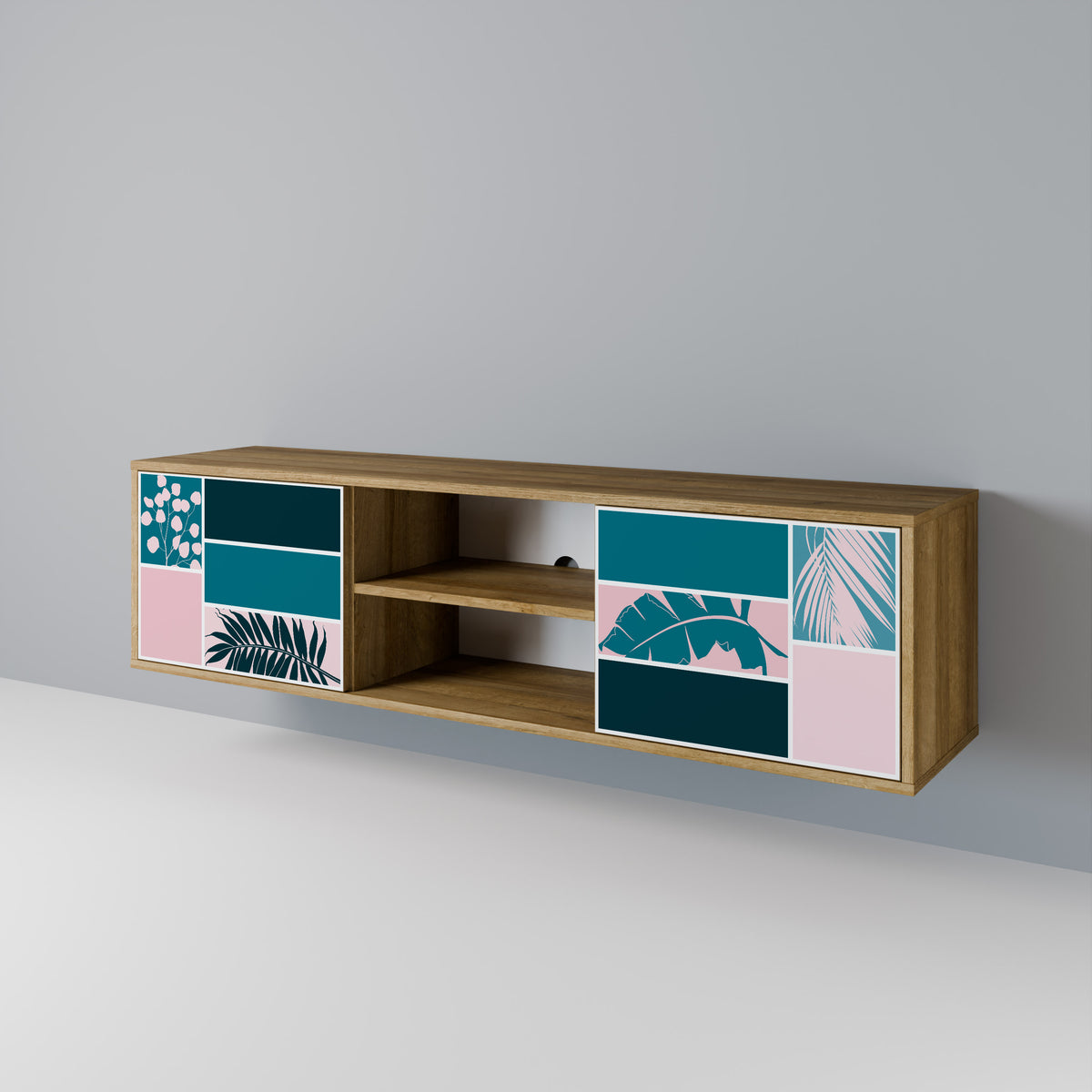 COMBINATION OF SHAPES 2-türiges TV-Lowboard