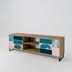 COMBINATION OF SHAPES 2-Door TV Stand in Oak Effect