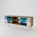 COMBINATION OF SHAPES 2-Door TV Stand in Oak Effect