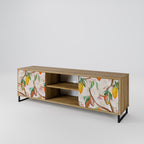 COCOA FRUITS 2-Door TV Stand in Oak Effect