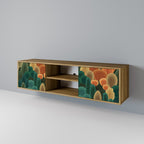 AUTUMN KALEIDOSCOPE 2-Door TV Stand in Oak Effect