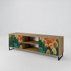 AUTUMN KALEIDOSCOPE 2-Door TV Stand in Oak Effect
