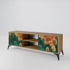 AUTUMN KALEIDOSCOPE 2-Door TV Stand in Oak Effect