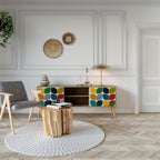 WEIGHTLESS HOURS TV-Lowboard mit 2 Türen in Eiche-Optik