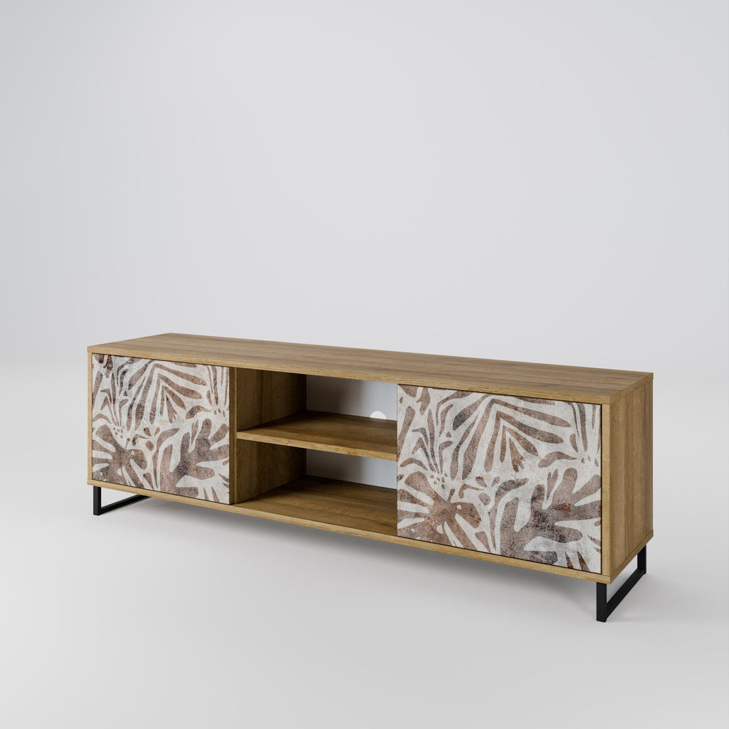 PASSING TIME TV-Lowboard mit 2 Türen in Eiche-Optik