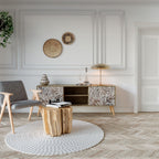 PASSING TIME TV-Lowboard mit 2 Türen in Eiche-Optik