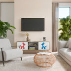 CHILDHOOD MEMORY TV-Lowboard mit 2 Türen in Eiche-Optik