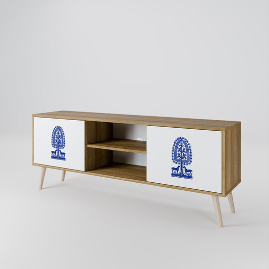 POLISH FOLK ART 2-türiges TV-Lowboard
