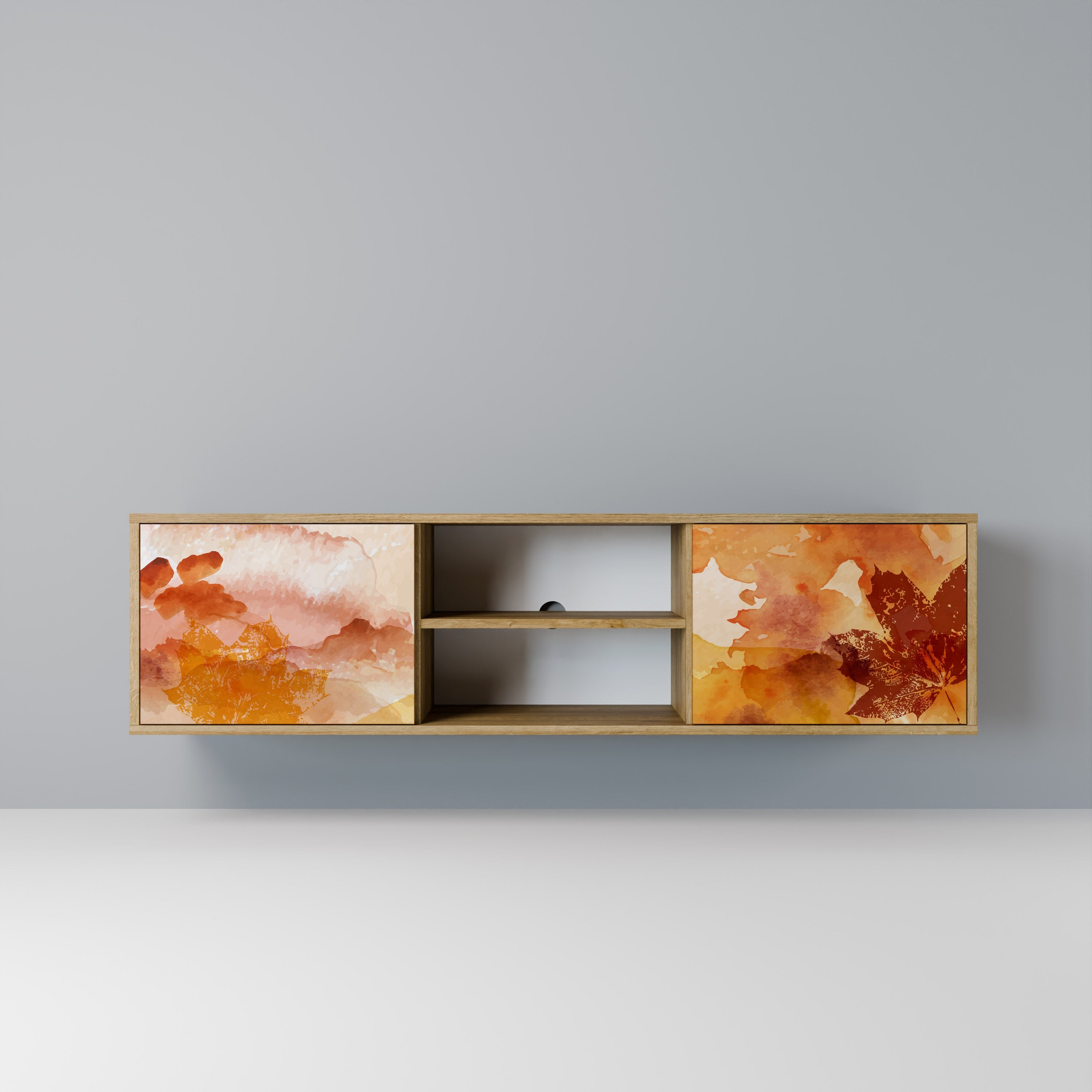 TRACES OF AUTUMN TV-Lowboard mit 2 Türen in Eiche-Optik