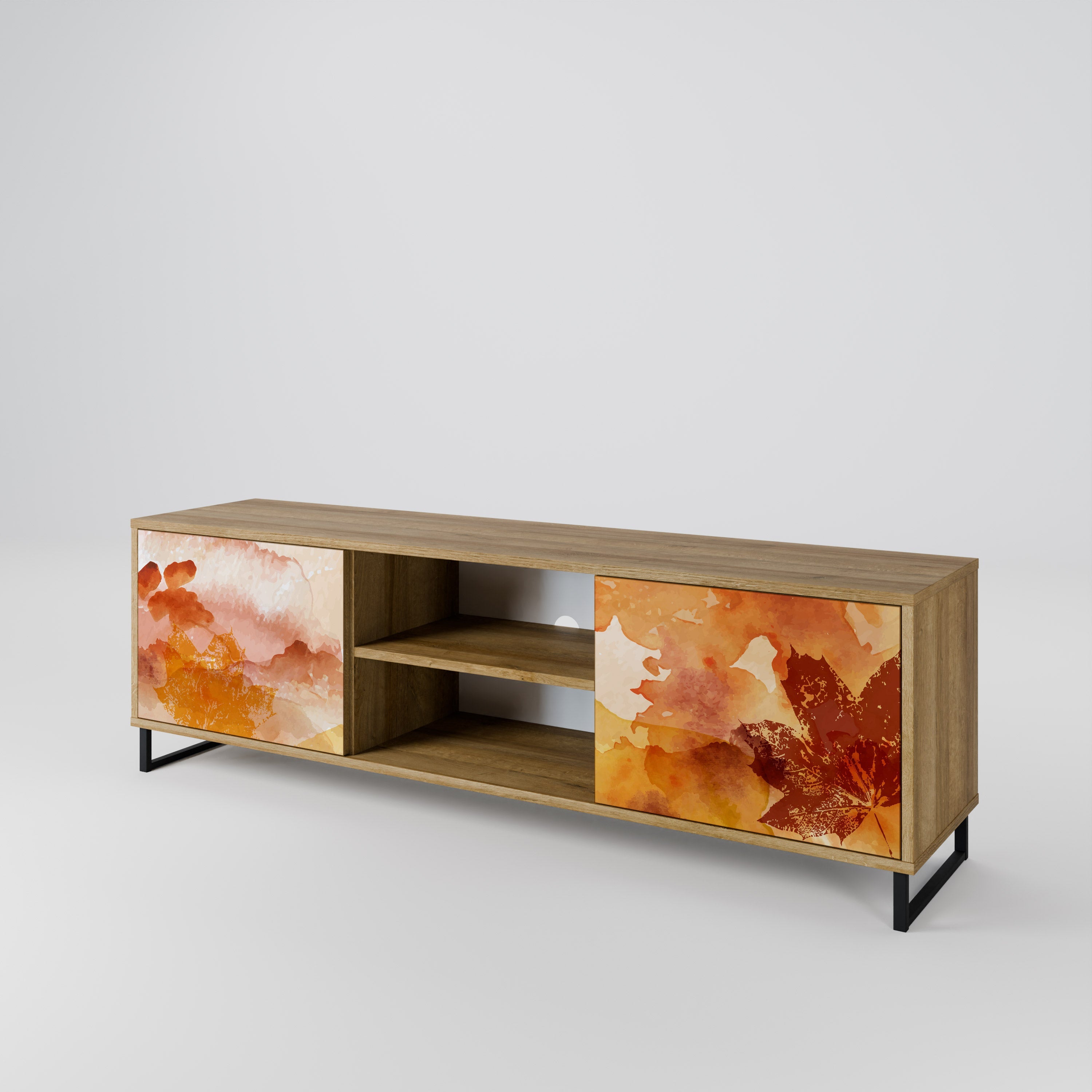 TRACES OF AUTUMN TV-Lowboard mit 2 Türen in Eiche-Optik