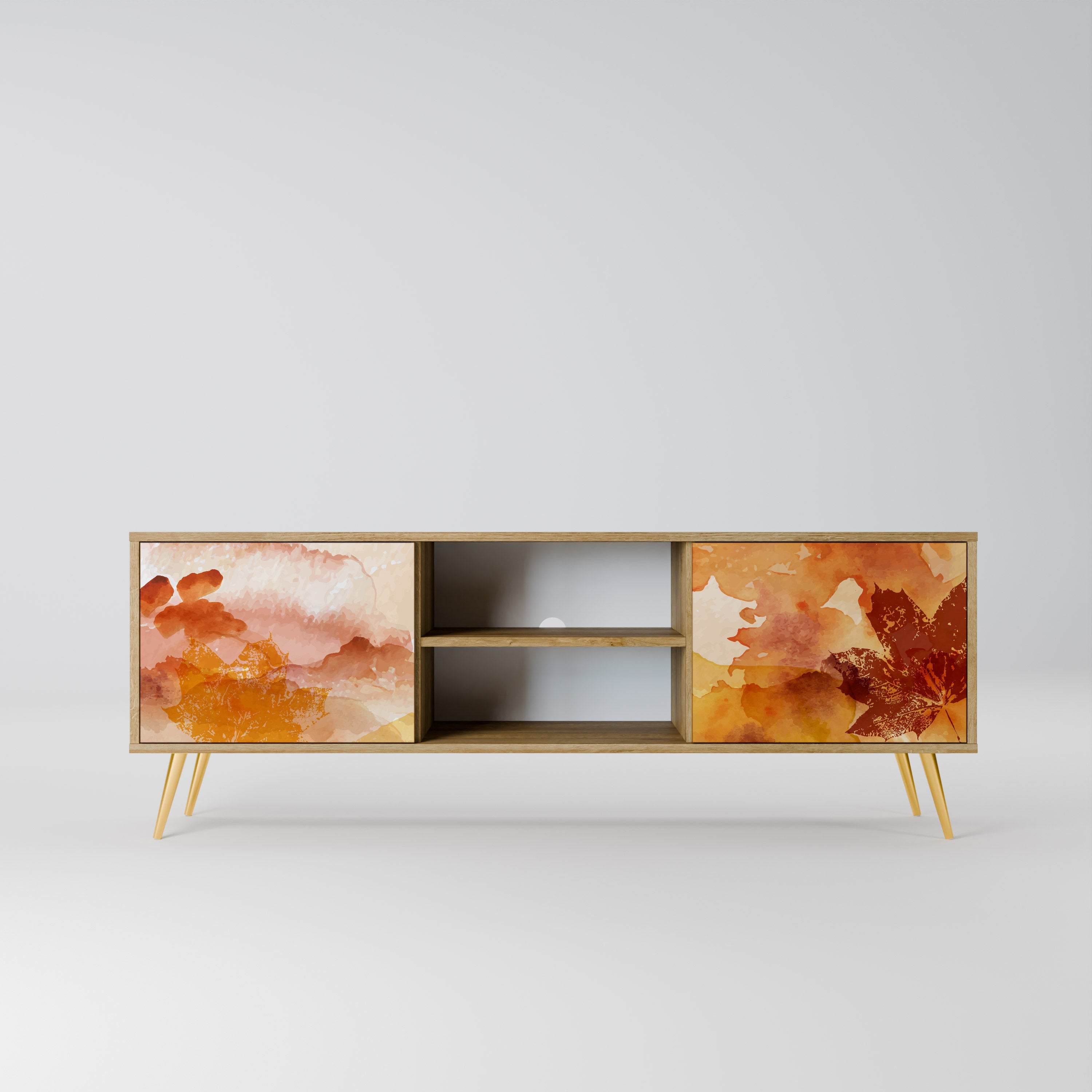 TRACES OF AUTUMN TV-Lowboard mit 2 Türen in Eiche-Optik