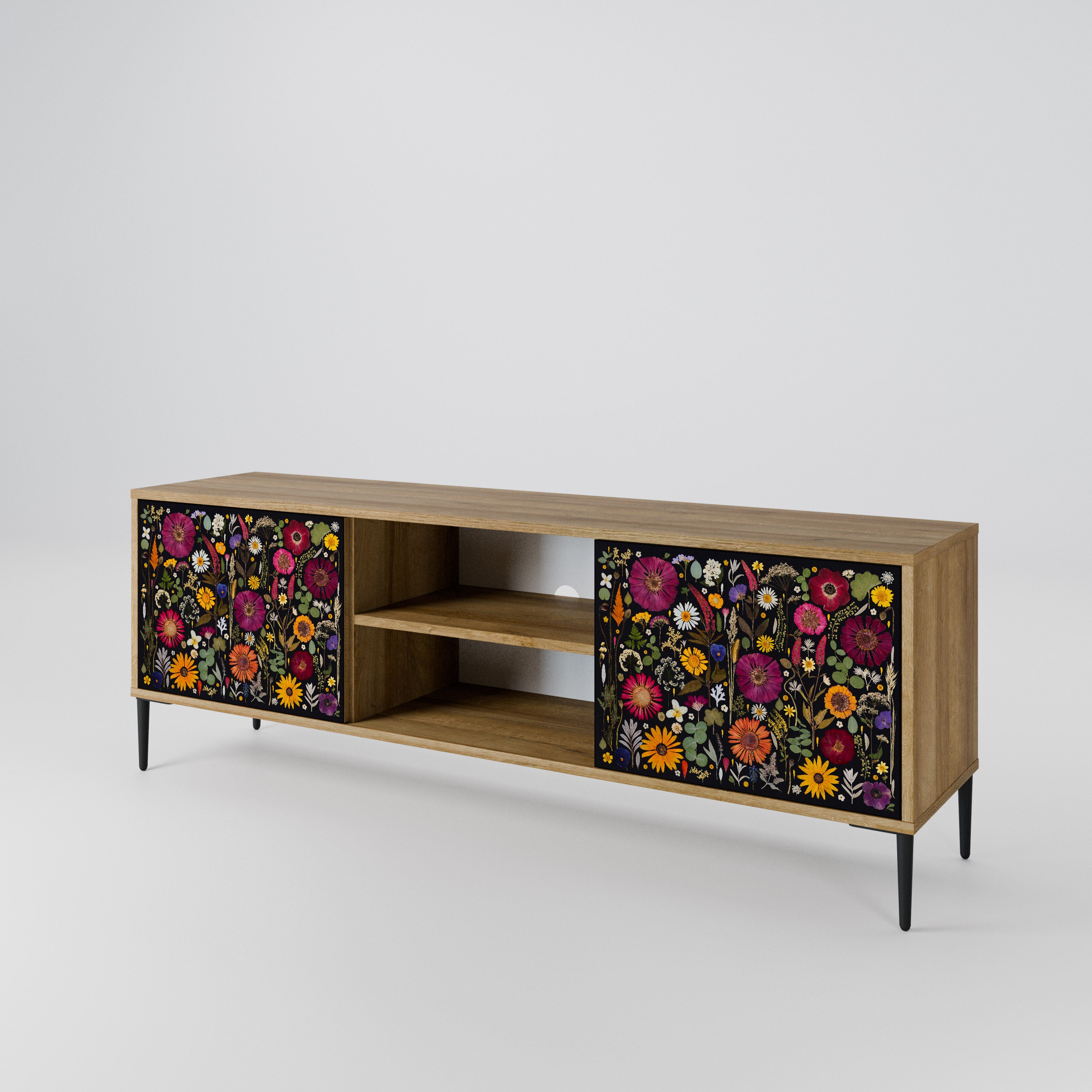 MIDNIGHT GARDEN 2-Door TV Cabinet