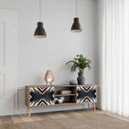 ARTFUL GEOMETRY TV-Lowboard mit 2 Türen in Eiche-Optik