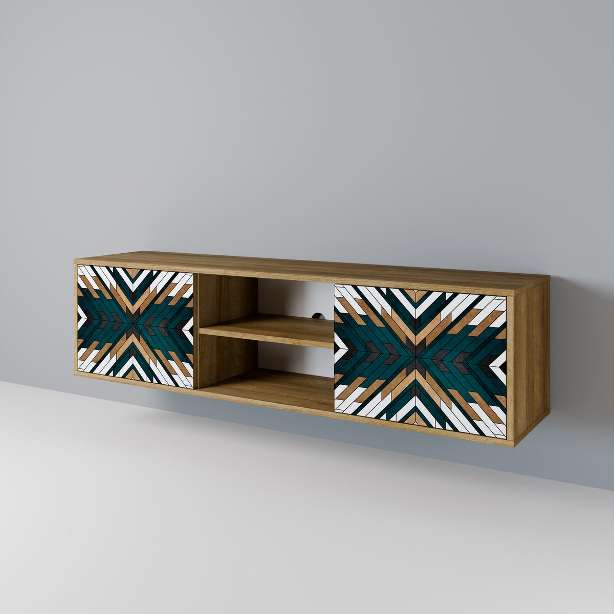 ARTISTIC GEOMETRY 2-türiges TV-Lowboard