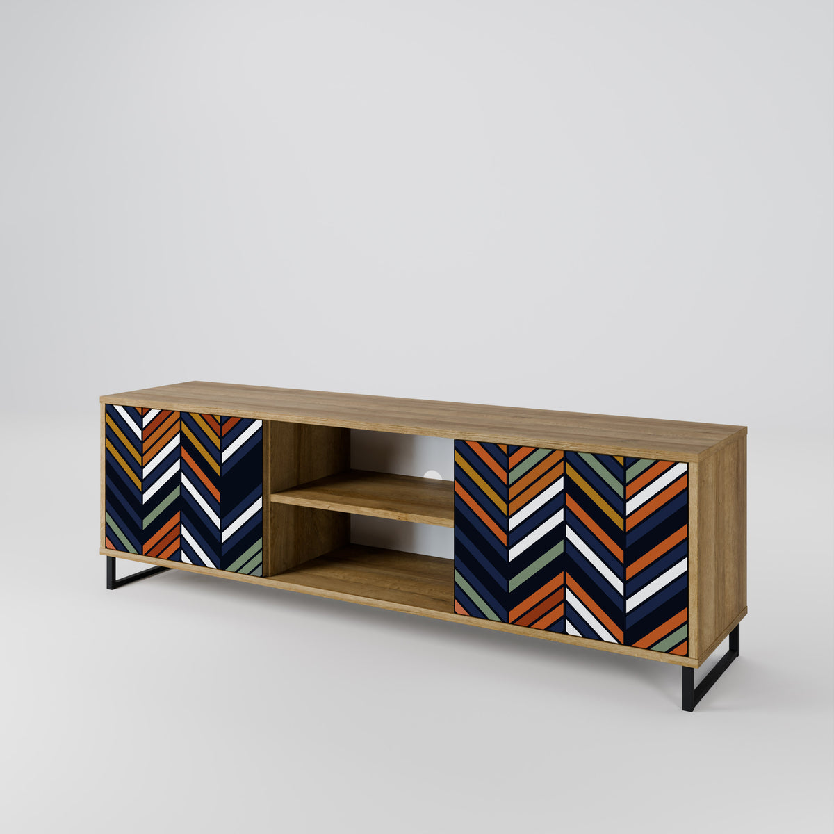 VIBRANT PATCHWORK 2-türiges TV-Lowboard