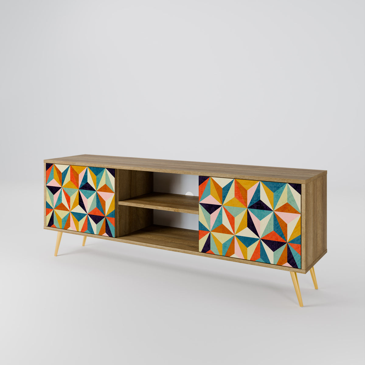 TESSELATE TREASURES 2-türiges TV-Lowboard