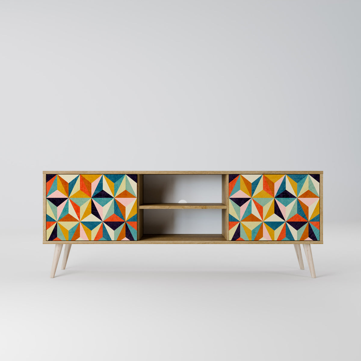 TESSELATE TREASURES 2-türiges TV-Lowboard