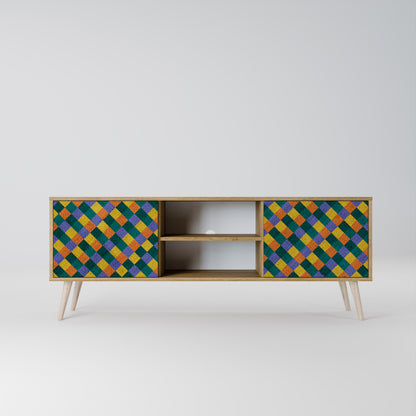 PAINTED SQUARES MIX 2-türiges TV-Lowboard