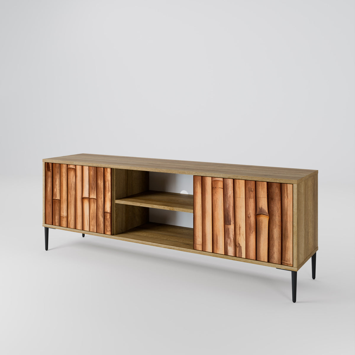 NATURAL WOOD 2-türiges TV-Lowboard