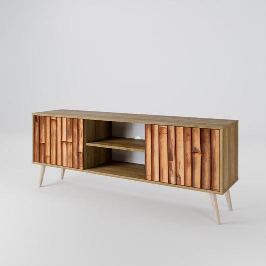 NATURAL WOOD 2-türiges TV-Lowboard