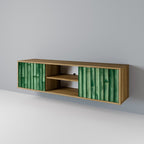 NATURAL GREEN TV-Lowboard mit 2 Türen in Eiche-Optik