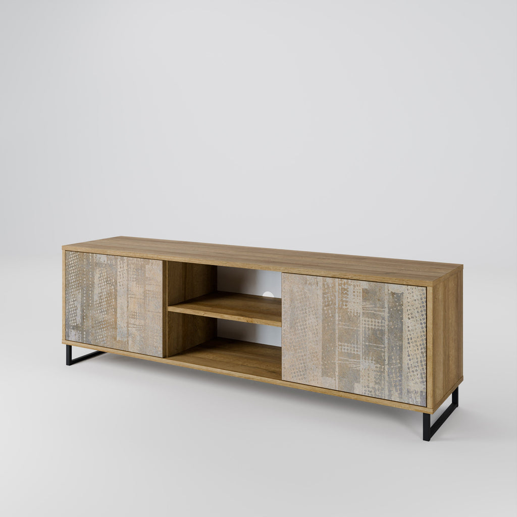 SCREEN ERROR 2-Door TV Stand in Oak Effect