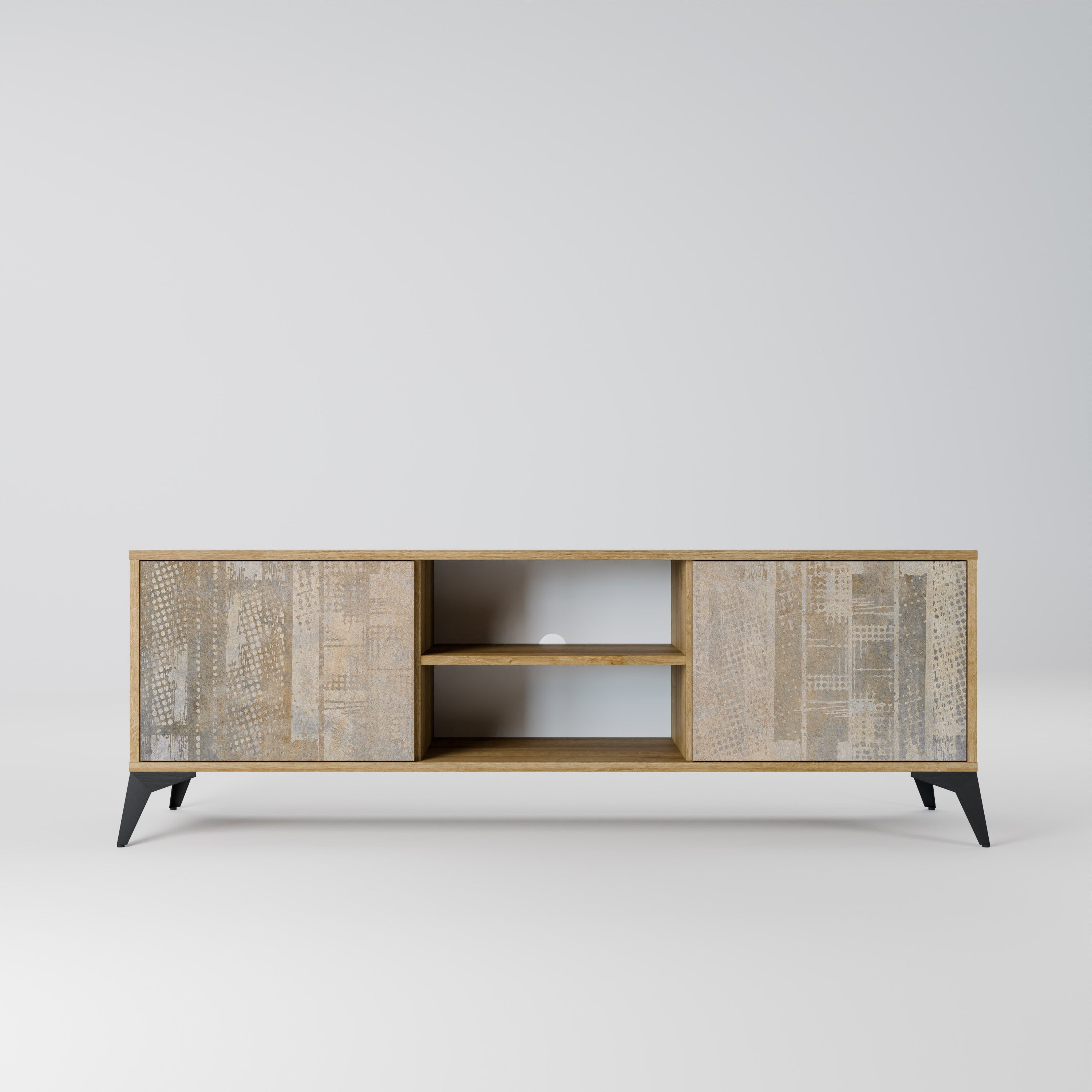 SCREEN ERROR 2-Door TV Stand in Oak Effect