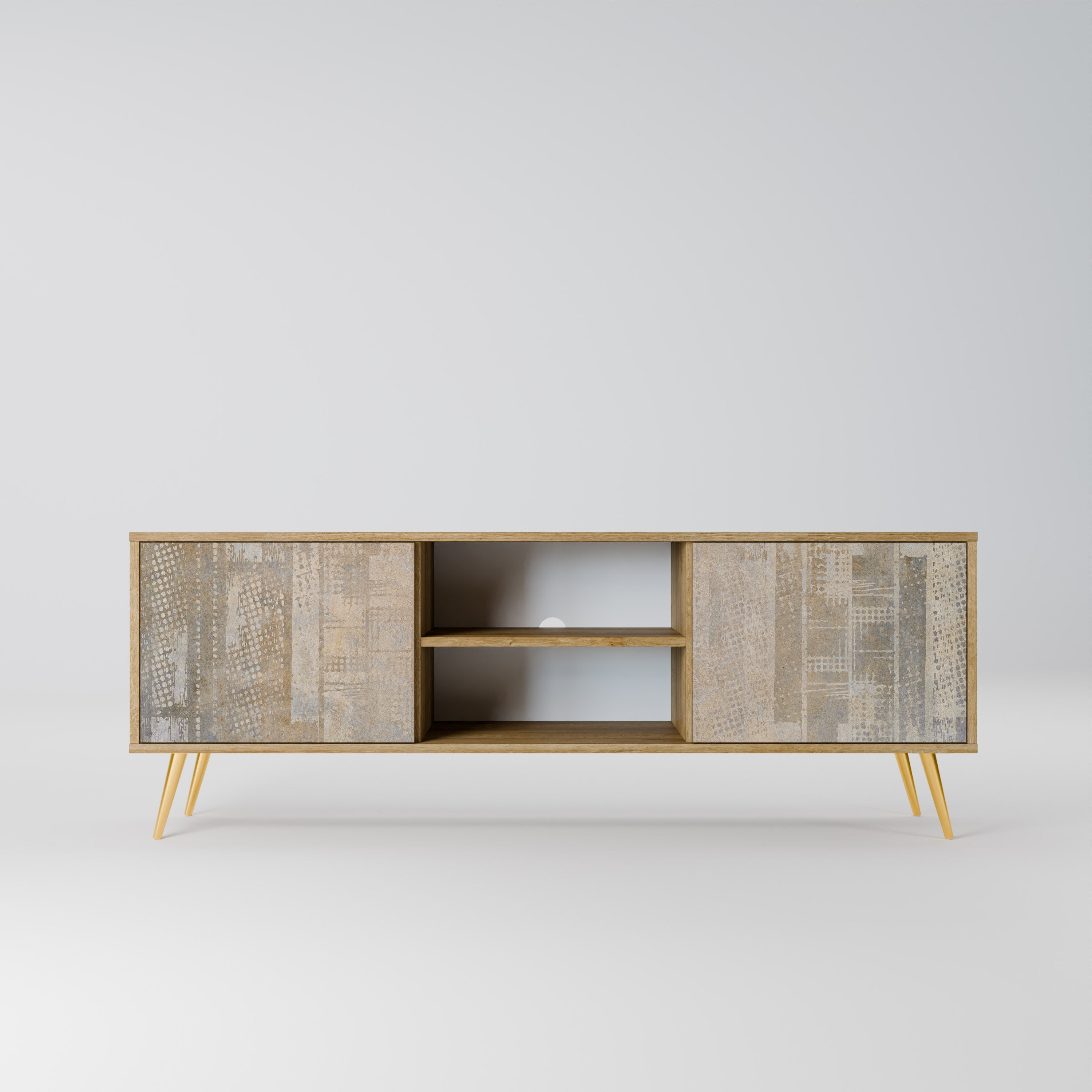 SCREEN ERROR 2-Door TV Stand in Oak Effect