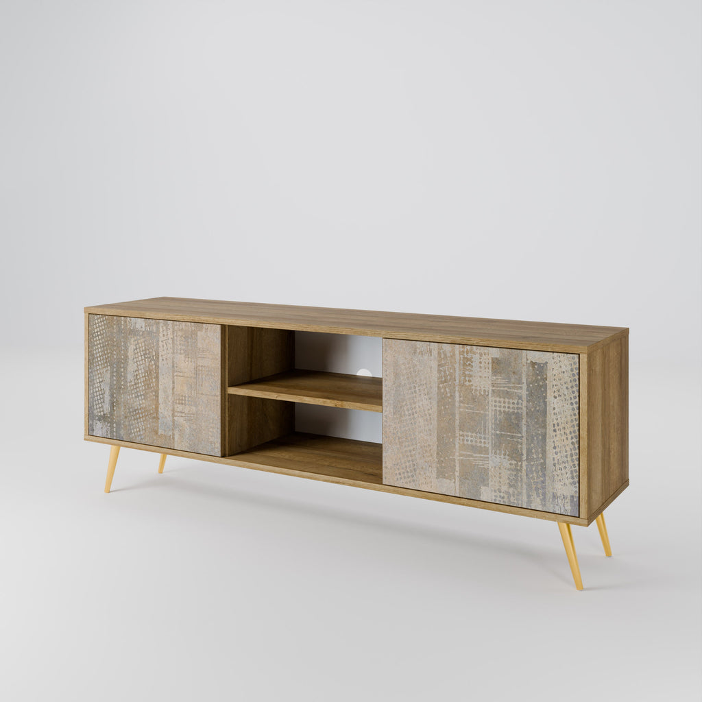 SCREEN ERROR 2-Door TV Stand in Oak Effect
