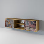 GOLDEN TIDES 2-Door TV Stand in Oak Effect