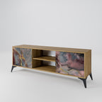 GOLDEN TIDES 2-Door TV Stand in Oak Effect